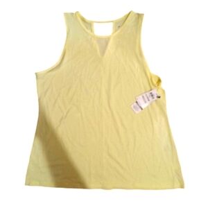Ideology Pale Neon Yellow Active Tank NWT